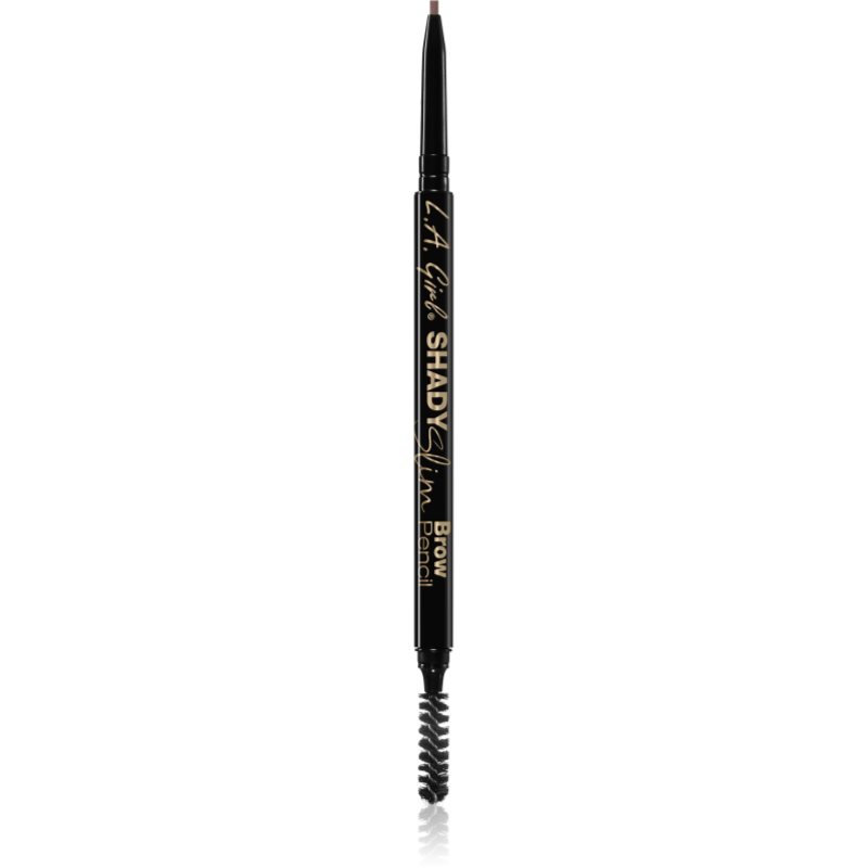L.A. Girl Cosmetics Shady Slim automatikus szemöldökceruza kefével árnyalat Soft Brown 0.08 g-ár