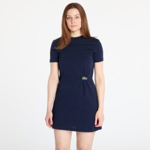 LACOSTE Heavy Jersey Dress Navy Blue S-alacsony-ár