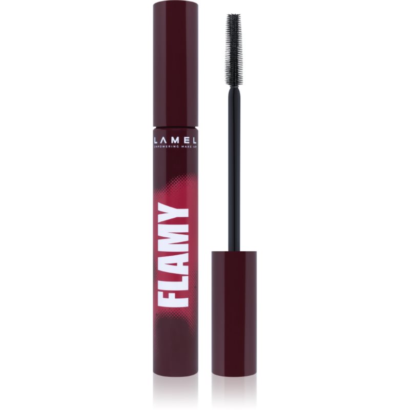 LAMEL Flamy Hot Volume Mascara dúsító szempillaspirál árnyalat №401 Burgundy 8 ml-Ár