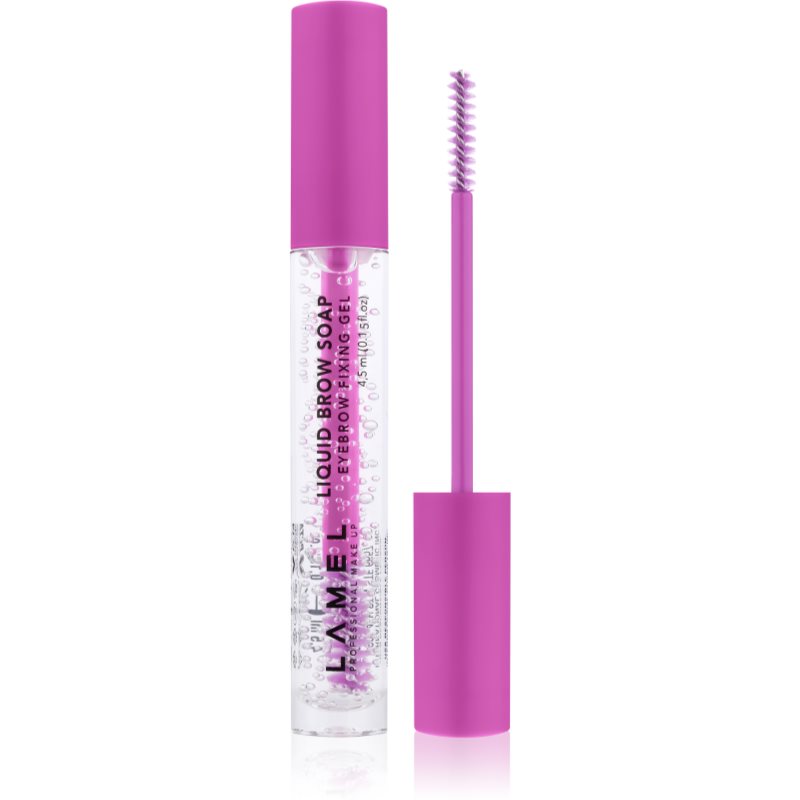 LAMEL Liquid Brow Soap átlátszó fixáló gél szemöldökre 4