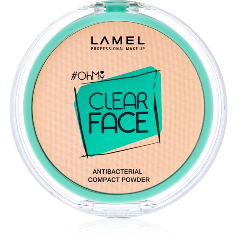 LAMEL OhMy Clear Face kompakt púder antibakteriális adalékkal árnyalat 402 Vanilla 6 g-Ár