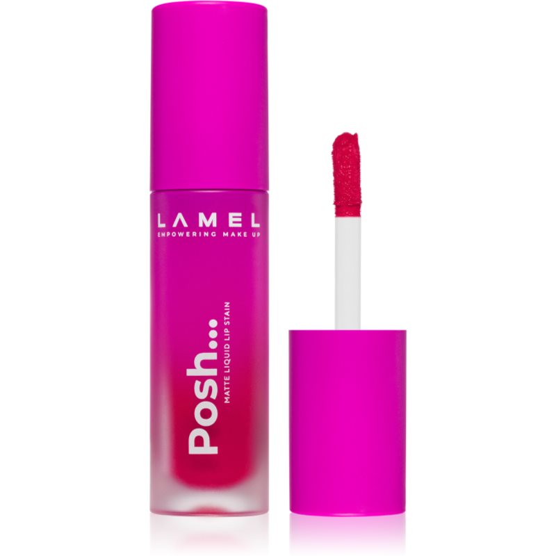 LAMEL Posh Matte Liquid Lip Stain tartós matt folyékony rúzs árnyalat 407 4 g-Ár