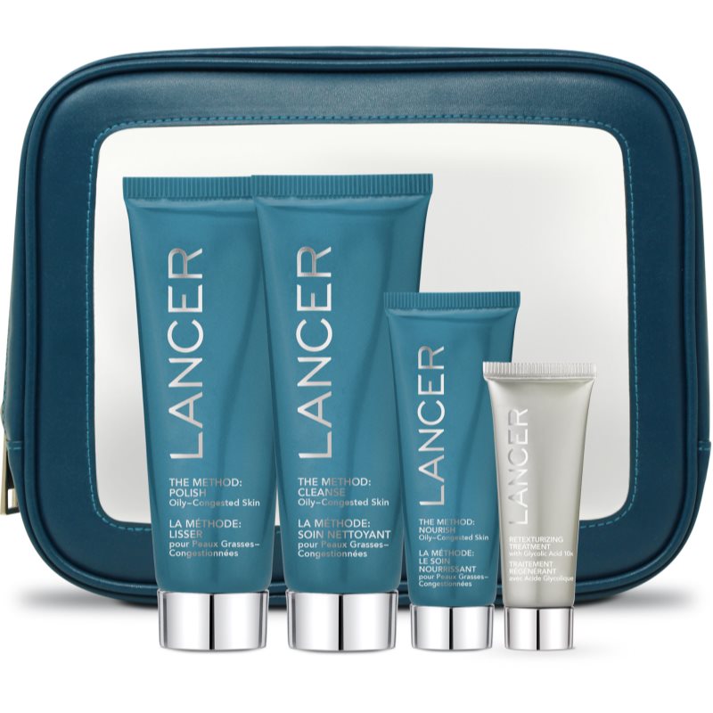 LANCER THE METHOD INTRO KIT Oily-Congested Skin ajándékszett zsíros bőrre-Ár