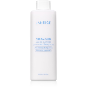 LANEIGE Cream Skin tisztító és sminkeltávolító tej olajjal 200 ml-ár