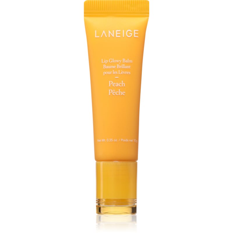 LANEIGE Lip Glowy Balm ajakbalzsam hidratálást és fényt biztosít árnyalat Peach 10 g-ár