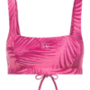 LASCANA ACTIVE Sport bikini felső  rózsaszín / bordó / fehér-Hungary