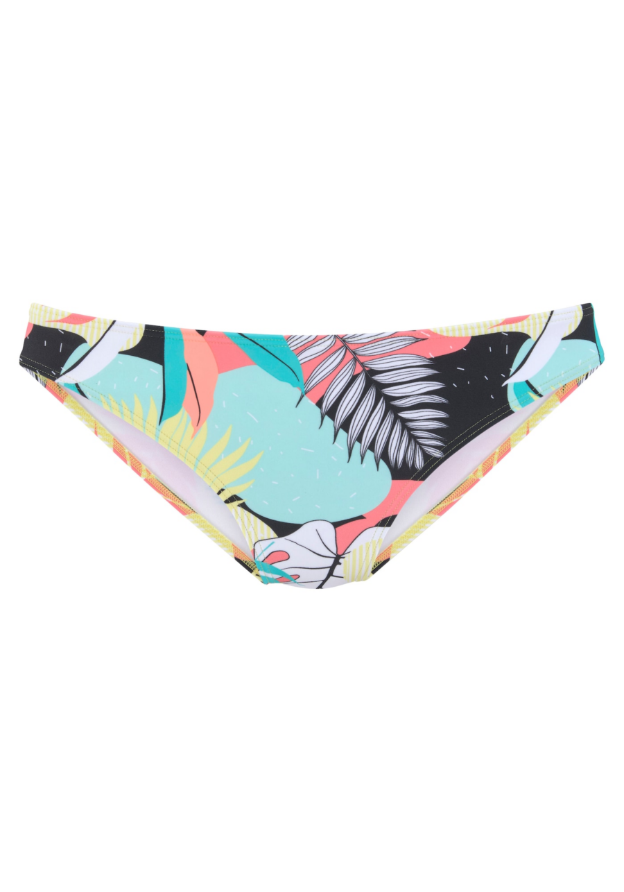 LASCANA ACTIVE Sport bikini nadrág  kék / sárga / rózsaszín / fekete / fehér-Hungary