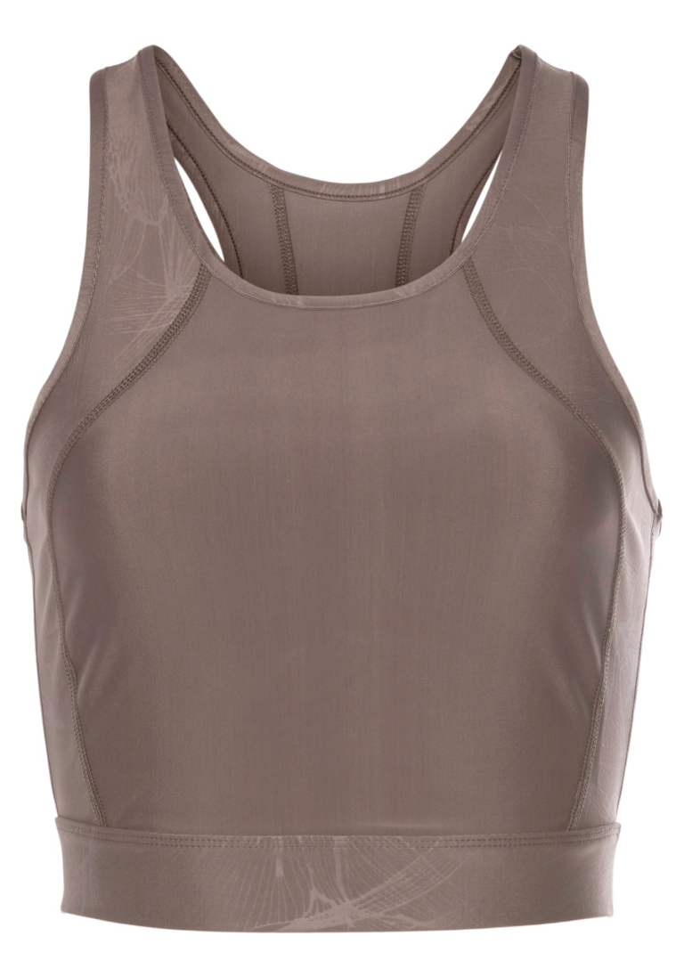 LASCANA ACTIVE Sport top  barna / fehér-Hungary
