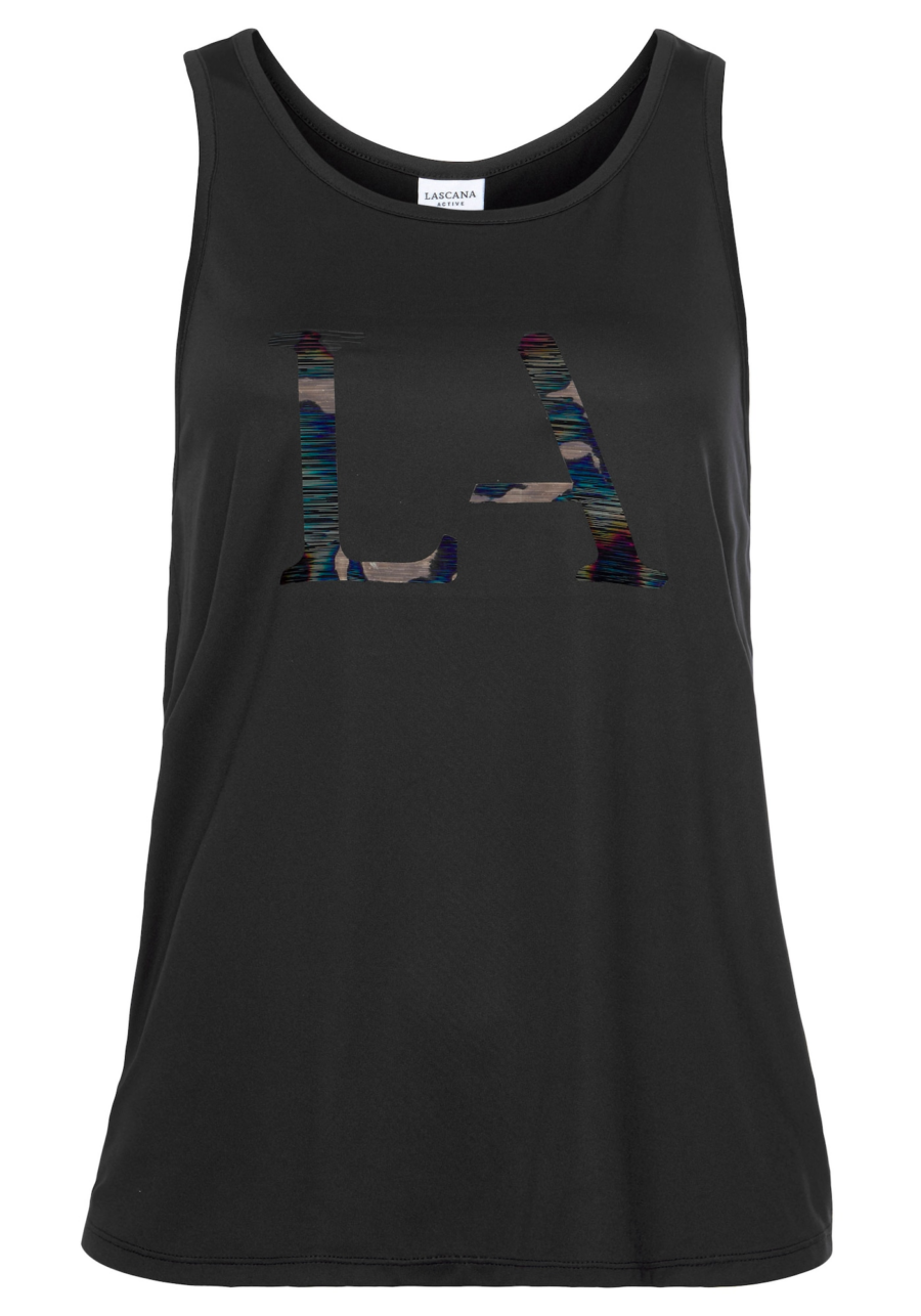 LASCANA ACTIVE Sport top  fekete-Hungary