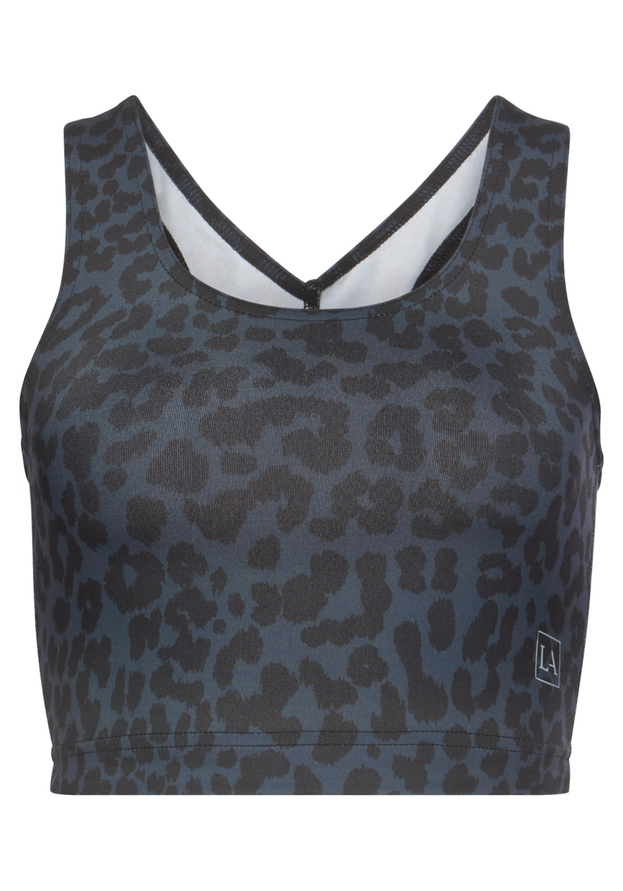LASCANA ACTIVE Sport top  kék / fekete / fehér-Hungary