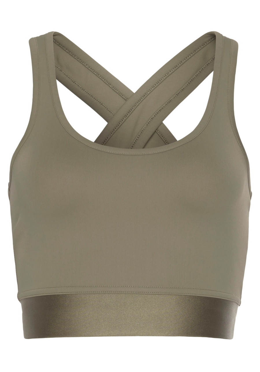 LASCANA ACTIVE Sport top  khaki-Hungary