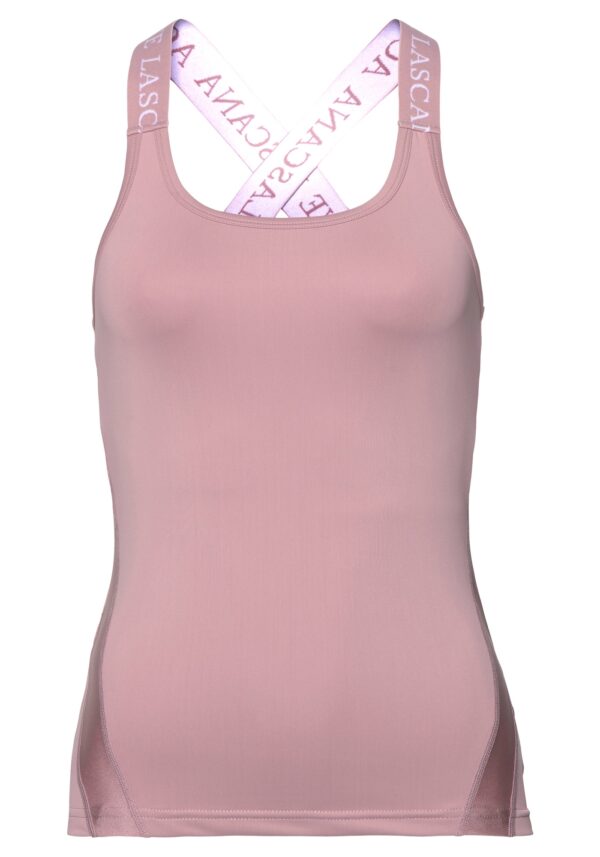 LASCANA ACTIVE Sport top  rózsaszín / fehér-hu