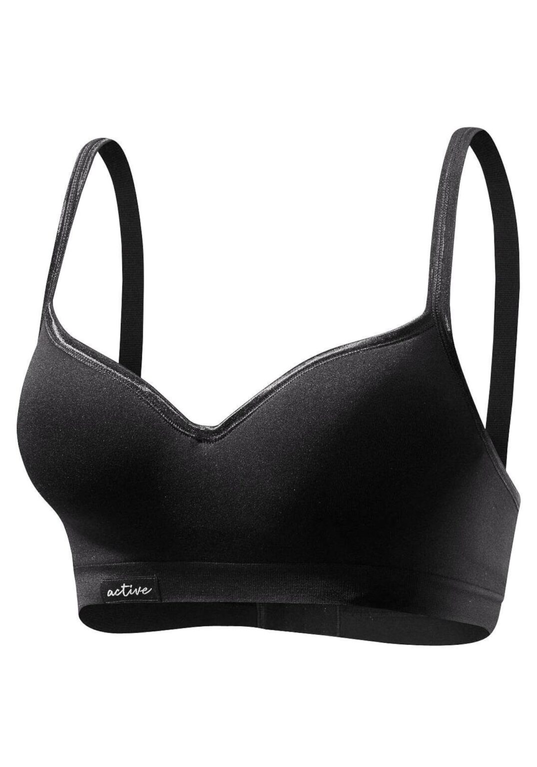 LASCANA ACTIVE Sportmelltartók  fekete