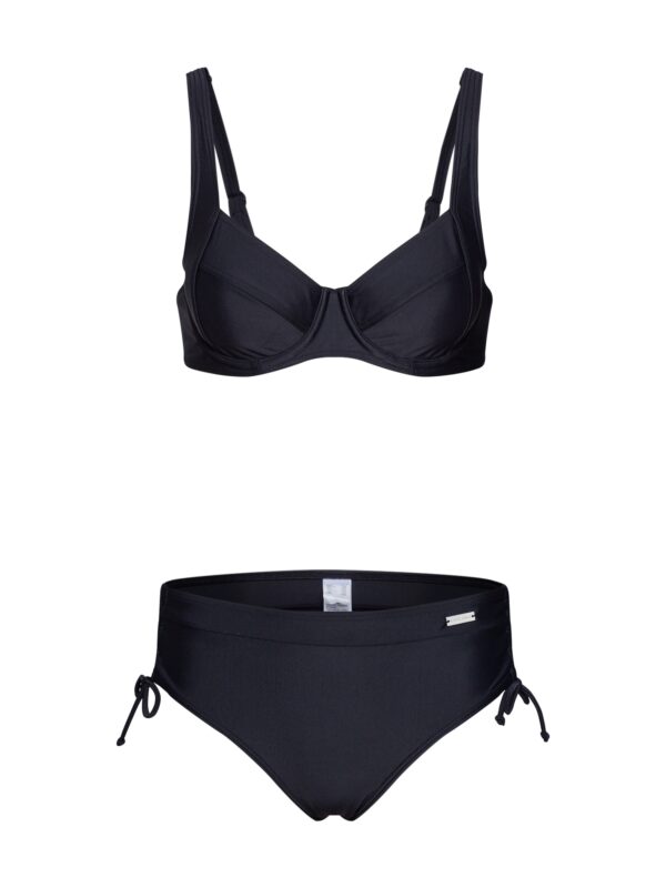 LASCANA Bikini 'Wire-Bikini Set'  fekete