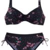 LASCANA Bikini 'Wire Osaka'  fekete