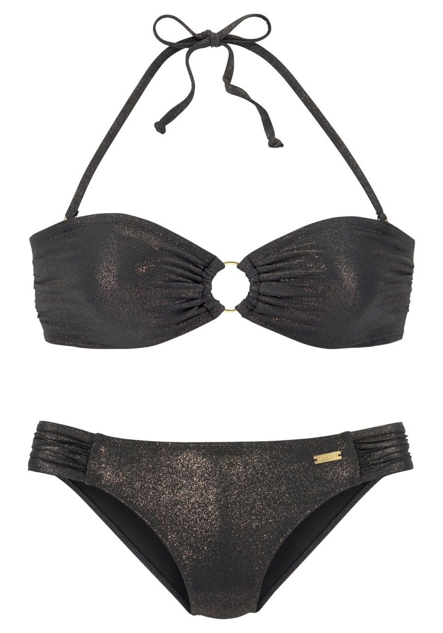 LASCANA Bikini  arany / fekete-Hungary