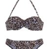 LASCANA Bikini  barna / természetes fehér