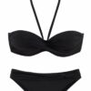 LASCANA Bikini  fekete