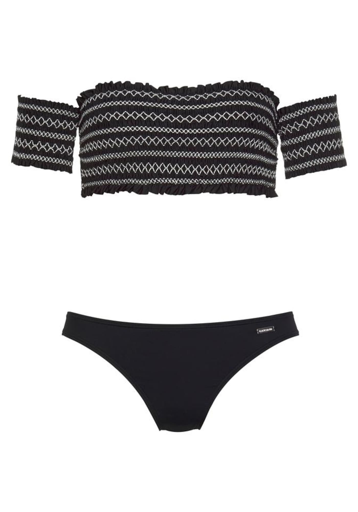 LASCANA Bikini  fekete