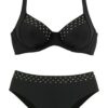 LASCANA Bikini  fekete