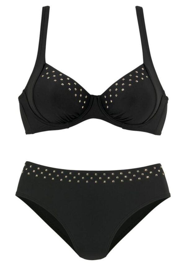 LASCANA Bikini  fekete