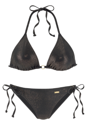 LASCANA Bikini  fekete-Hungary