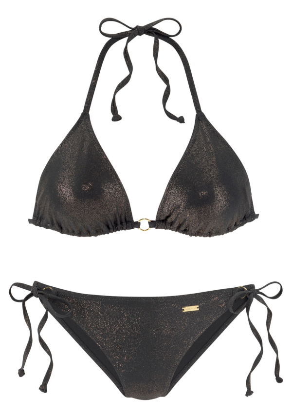 LASCANA Bikini  fekete-Hungary