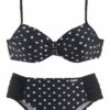 LASCANA Bikini  fekete / fehér
