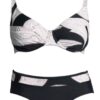 LASCANA Bikini  fekete / fehér