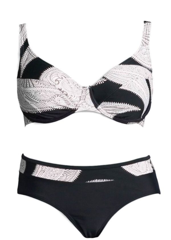 LASCANA Bikini  fekete / fehér