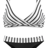 LASCANA Bikini  fekete / fehér-Hungary