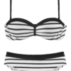 LASCANA Bikini  fekete / fehér-Hungary