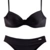 LASCANA Bikini  fekete-hu