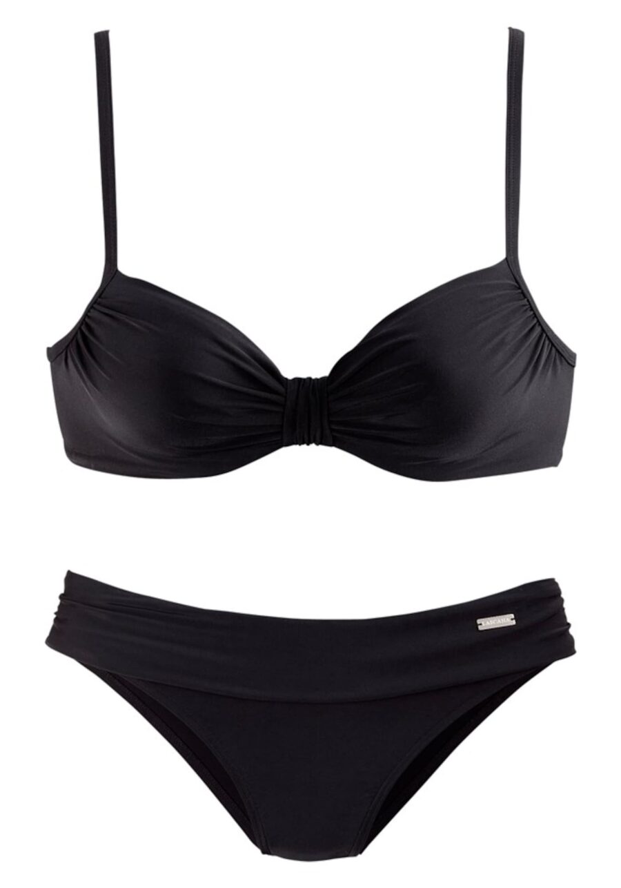 LASCANA Bikini  fekete-hu