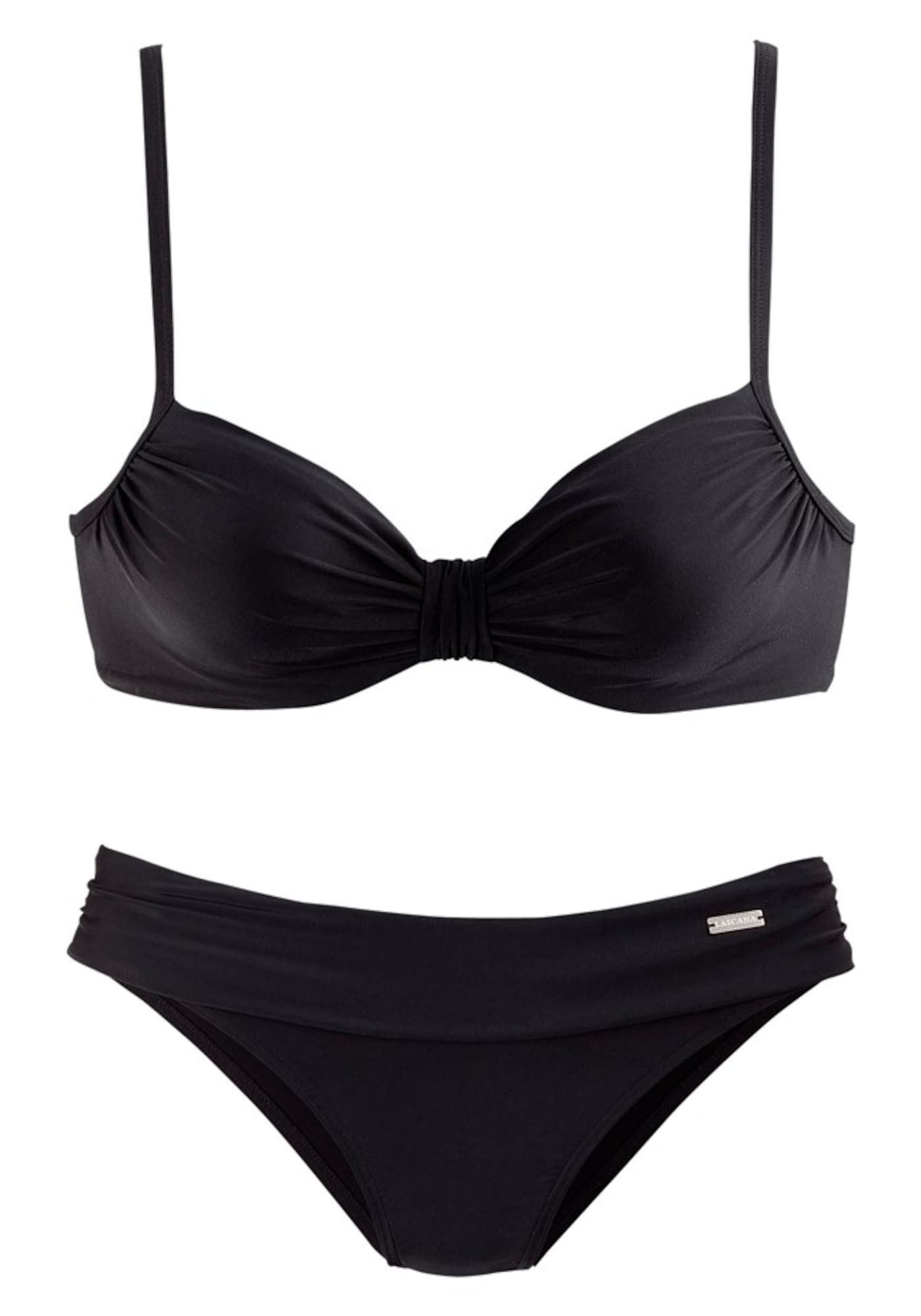 LASCANA Bikini  fekete-hu