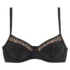 LASCANA Bikini felső 'Adele'  bézs / barna / fekete-hu