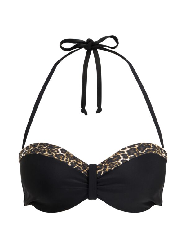 LASCANA Bikini felső 'Adele'  gitt / barna / sötét barna / fekete-hu