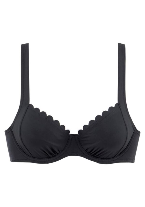 LASCANA Bikini felső 'Camilla'  fekete-hu