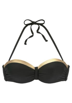 LASCANA Bikini felső 'Elodie'  arany / fekete-Ár