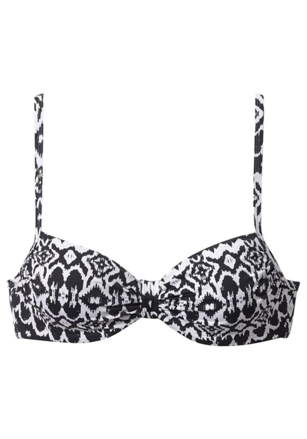 LASCANA Bikini felső 'Grace'  fekete / fehér
