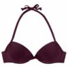 LASCANA Bikini felső 'Kati'  bordó