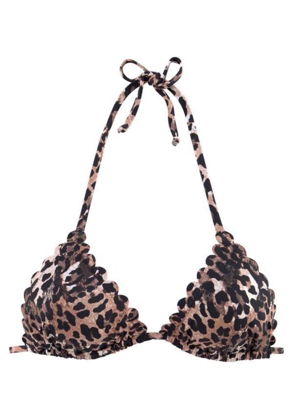 LASCANA Bikini felső 'Lexa'  bézs / fekete