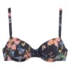 LASCANA Bikini felső 'Malia'  antracit / korál-hu