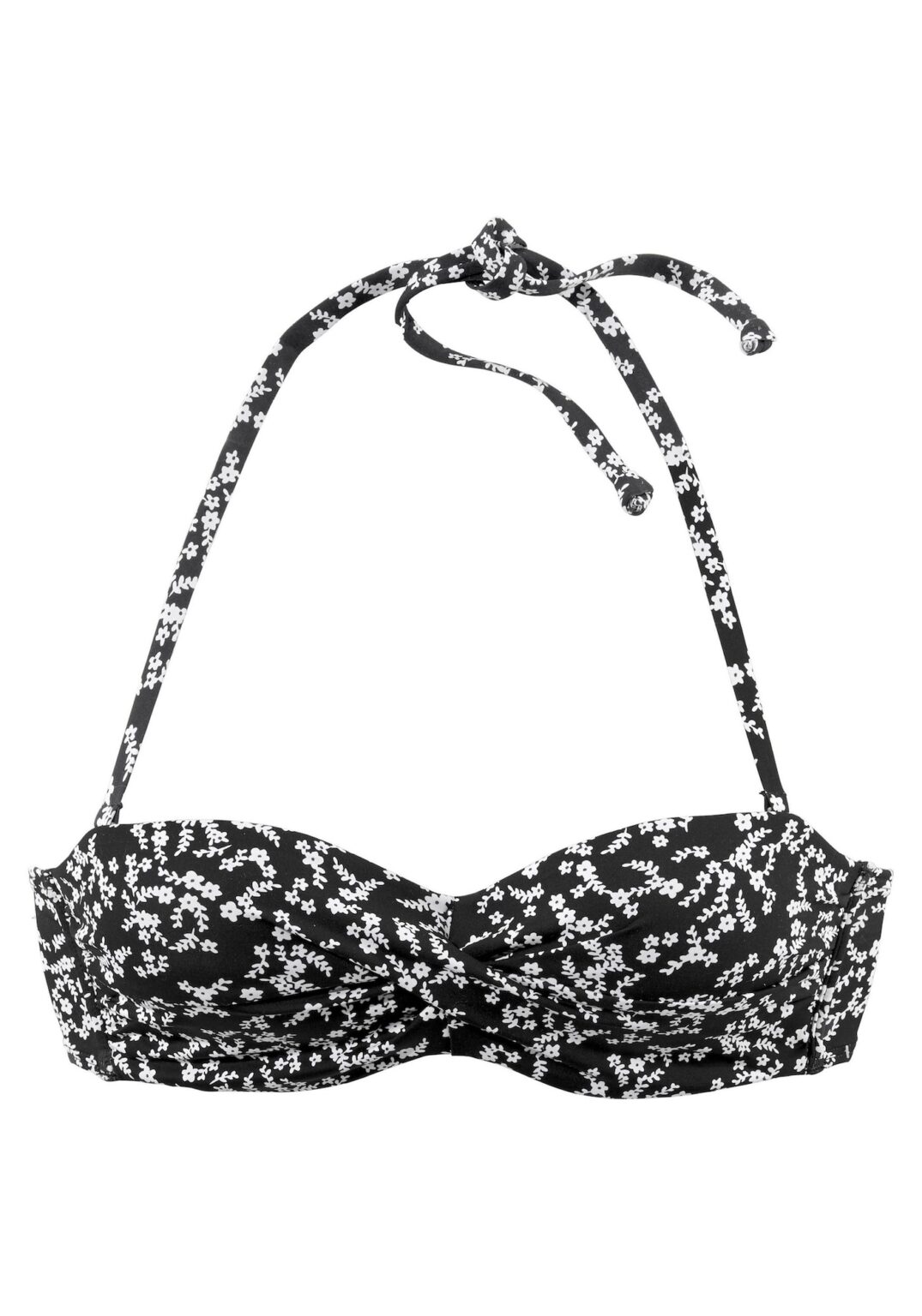 LASCANA Bikini felső 'Meadow'  fekete