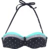 LASCANA Bikini felső 'Monroe'  kék / türkiz
