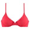 LASCANA Bikini felső 'Scallop'  piros