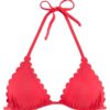 LASCANA Bikini felső 'Scallop'  piros-hu