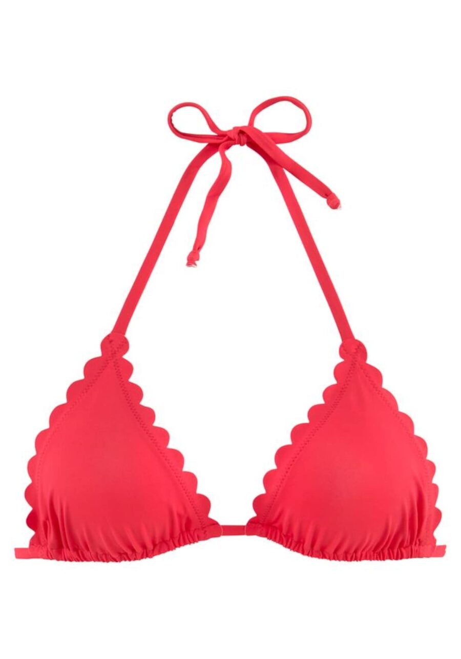 LASCANA Bikini felső 'Scallop'  piros-hu