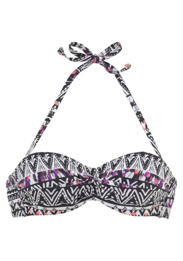 LASCANA Bikini felső 'Yuca'  fekete