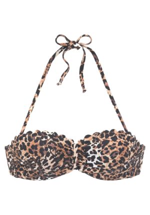 LASCANA Bikini felső  barna-hu